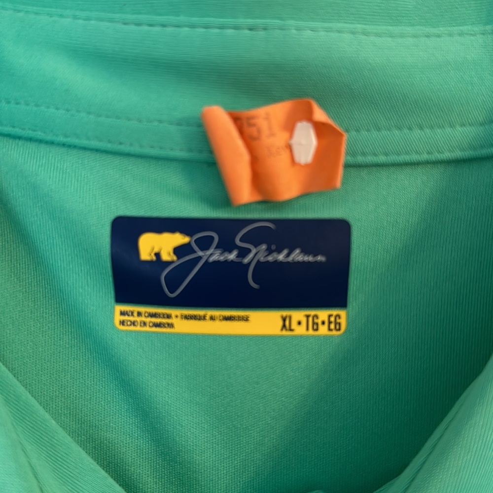 Jack Nicklaus Green Short sleeve Polo - XL - Picture 2 of 4